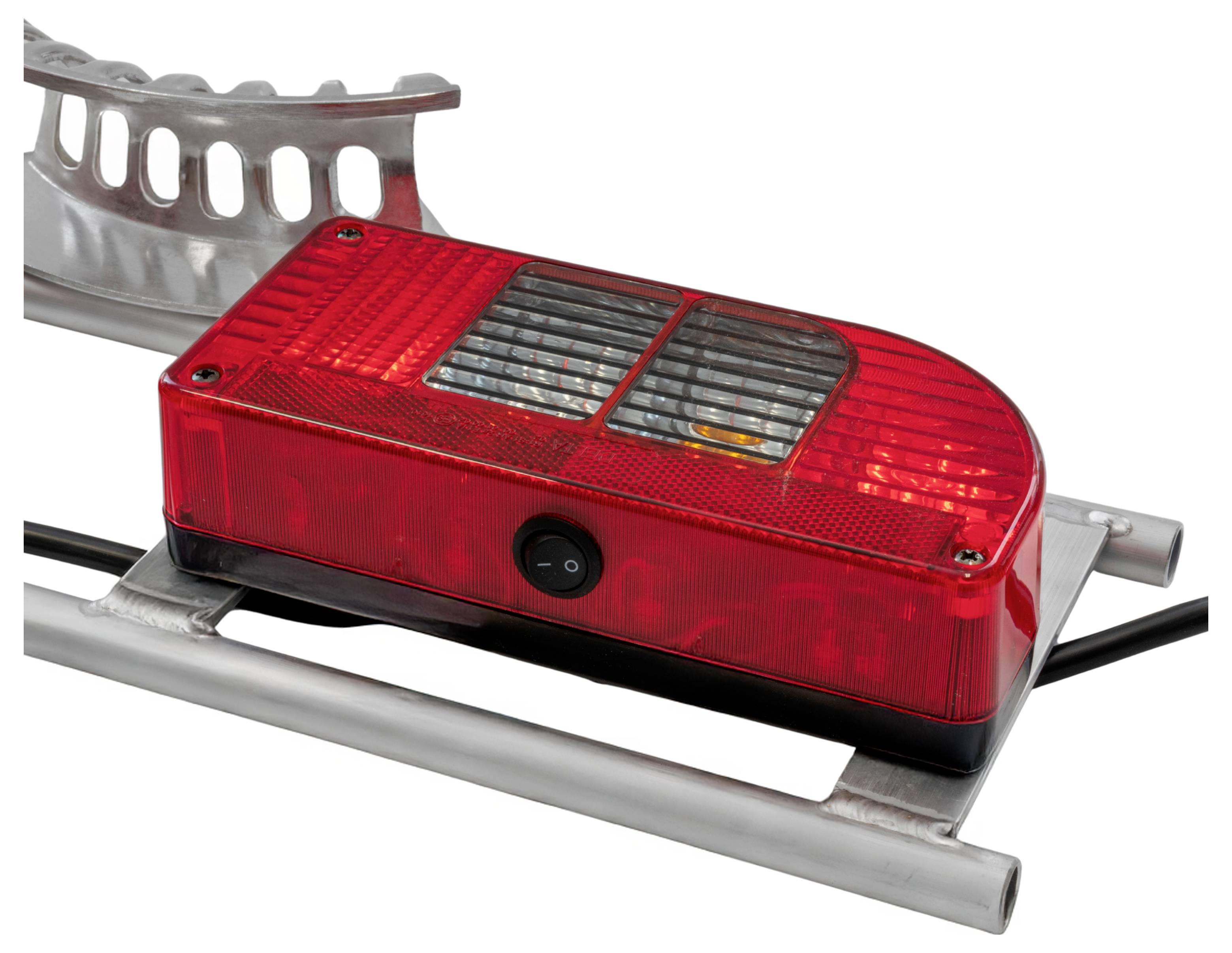 SecoRüt 70411 Prüfbalken für Anhängersteckdosen 12 Volt 7+13 pol. Aluminium Anhänger-Steckdosentester 12V Pole:7 oder 13 Pole