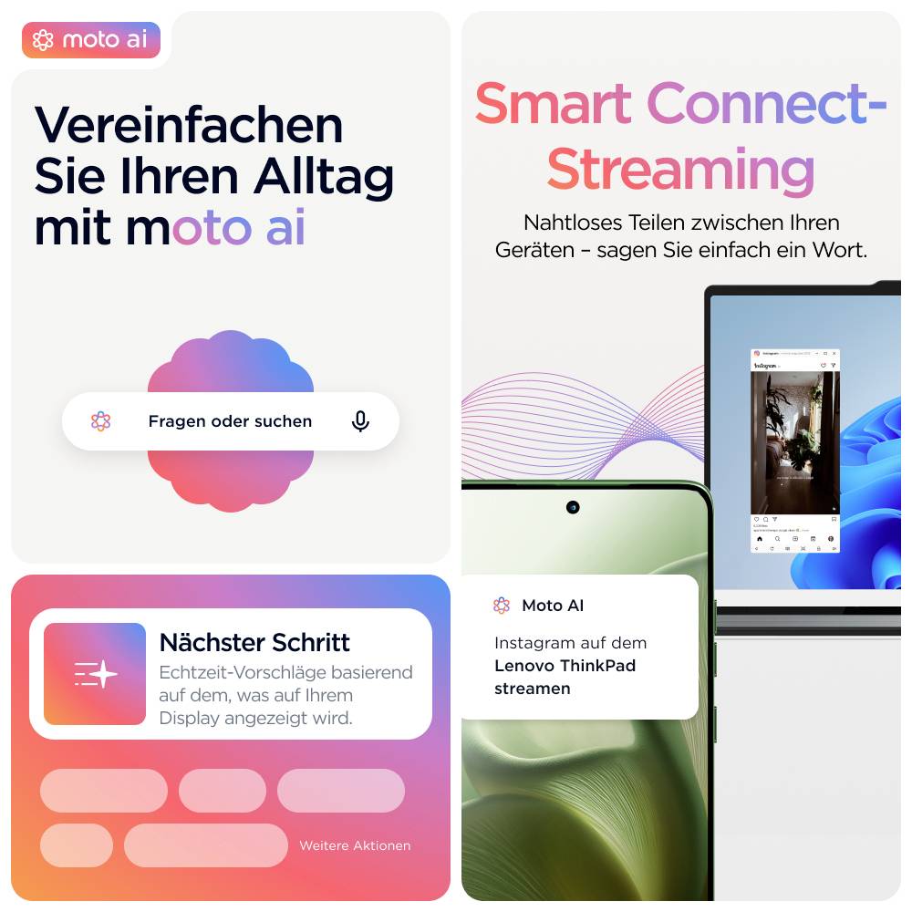 Motorola Edge 60 512GB Shamrock EEK A (A - G) 16.9cm (6.67 Zoll) Smartphone