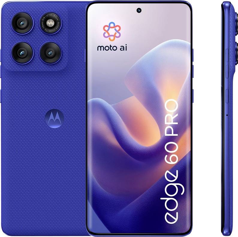 Motorola Edge 60 Pro 512GB Dazzling Blue EEK A (A - G) 16.9cm (6.67 Zoll) Smartphone