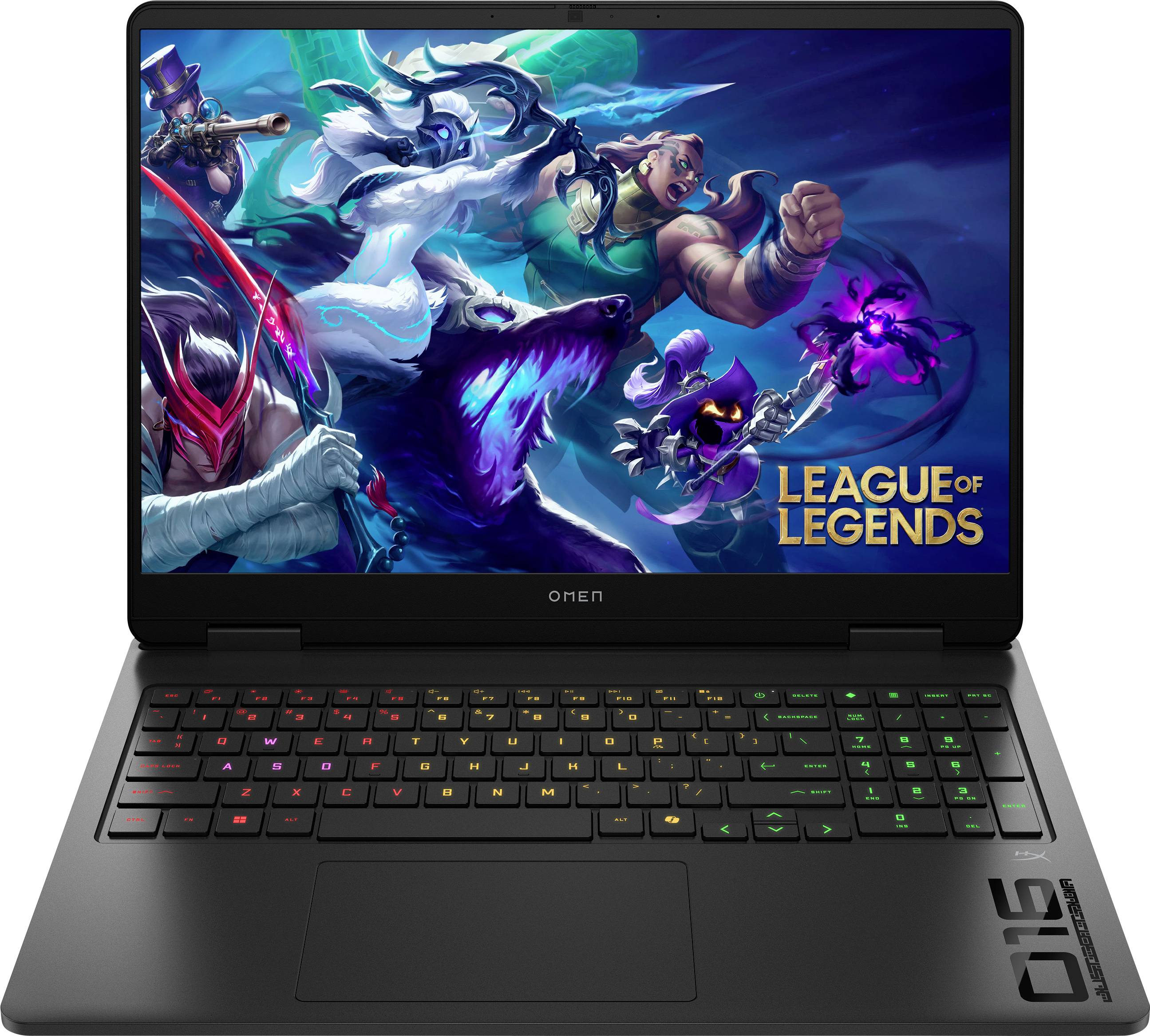 HP Gaming Notebook 40.6 cm (16 Zoll) 2K AMD Ryzen 9 8940HX 16 GB RAM 1 TB SSD Deutsch, QWERTZ Nvidia GeForce RTX™ 5070 8 GB GDDR7 Shadow Black