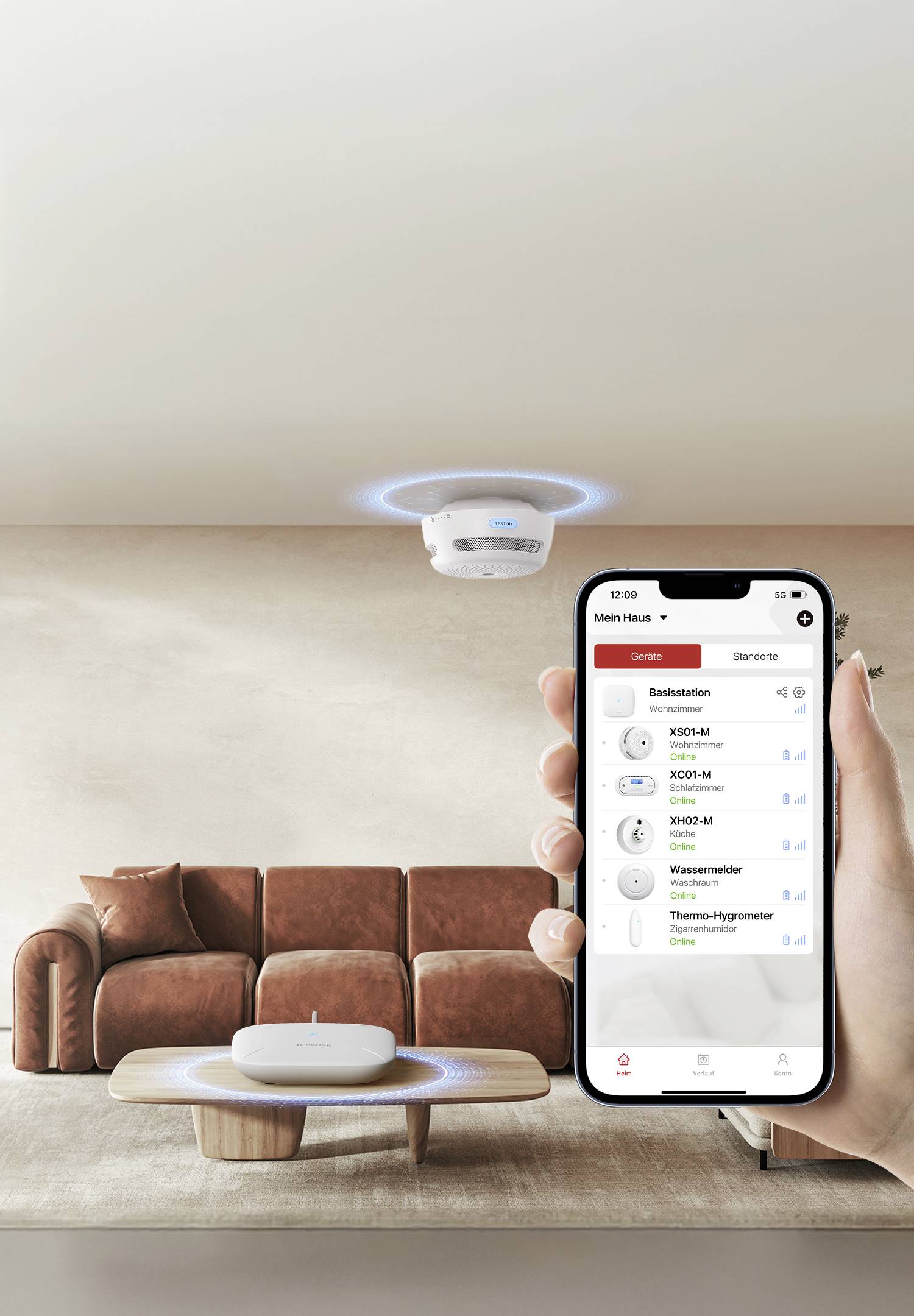 X-Sense XS01-M Rauchwarnmelder (B x H x T) 78 x 48 x 78mm