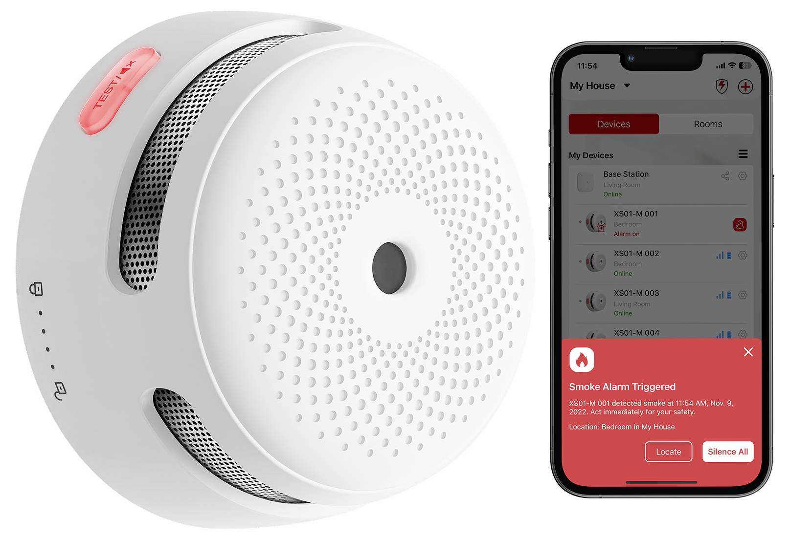 X-Sense XS01-M Rauchwarnmelder (B x H x T) 78 x 48 x 78mm