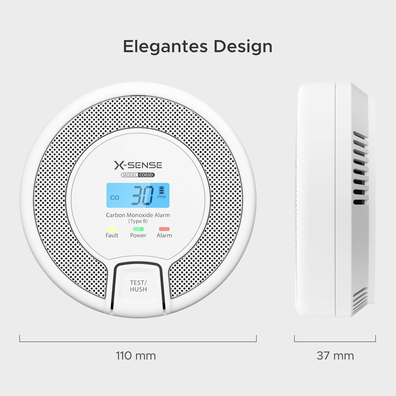 X-Sense CO3D Kohlenmonoxid-Melder