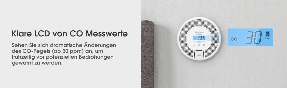 X-Sense CO3D Kohlenmonoxid-Melder