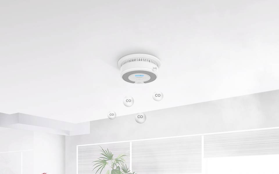 X-Sense SC07 Rauchwarn- und Kohlenmonoxidmelder (B x H x T) 146 x 51 x 146 mm