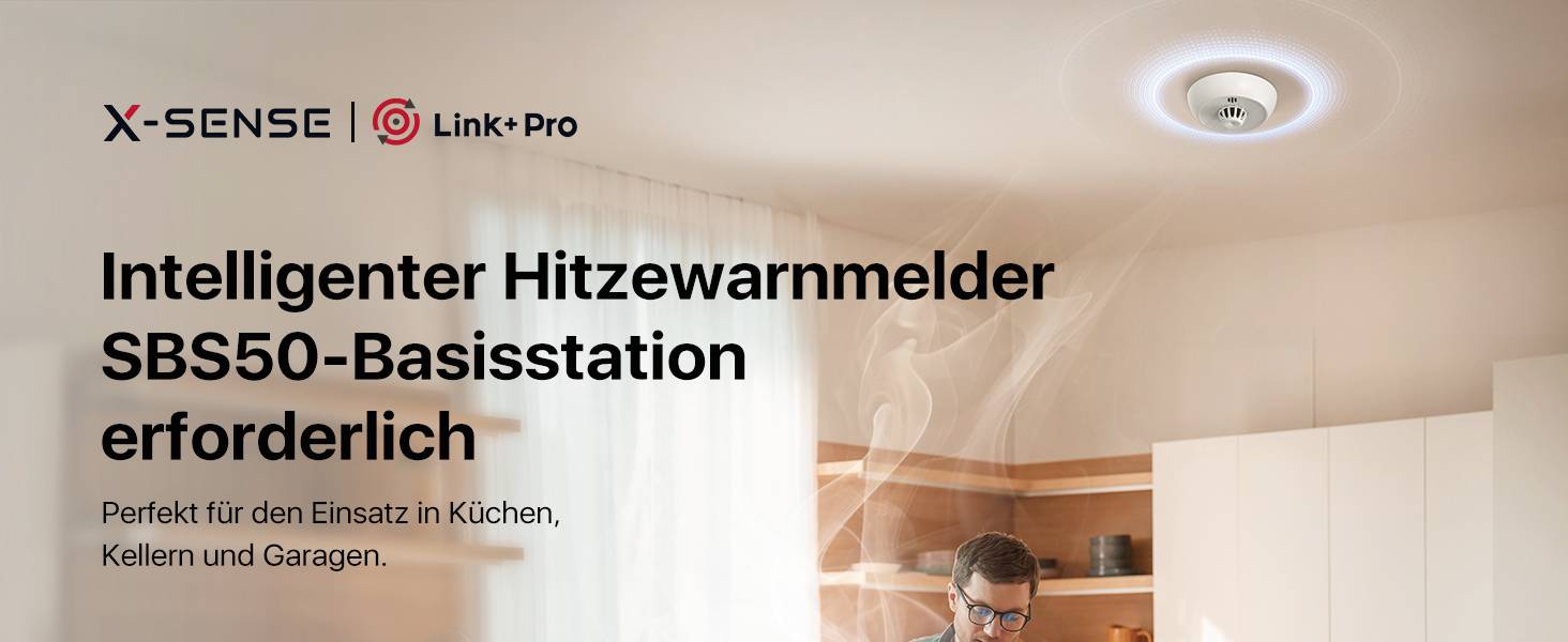 X-Sense XH02-M Hitzemelder (B x H x T) 111 x 44.1 x 111mm