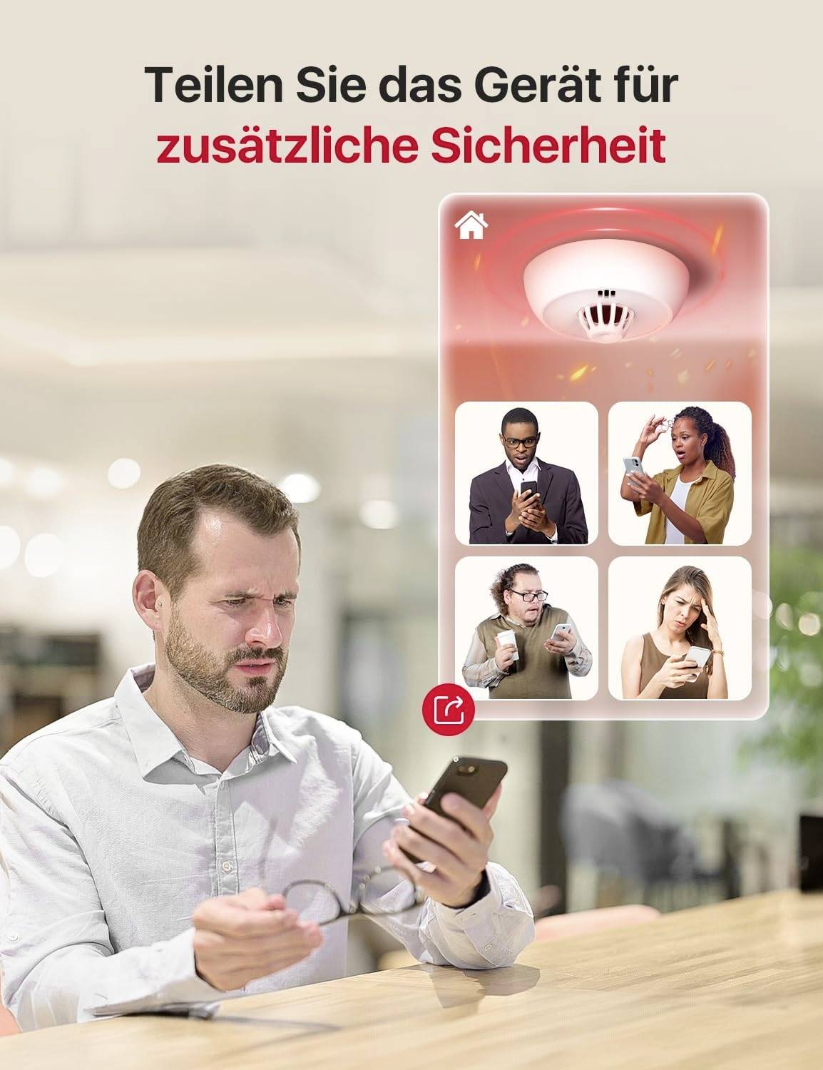 X-Sense XH02-M Hitzemelder (B x H x T) 111 x 44.1 x 111 mm