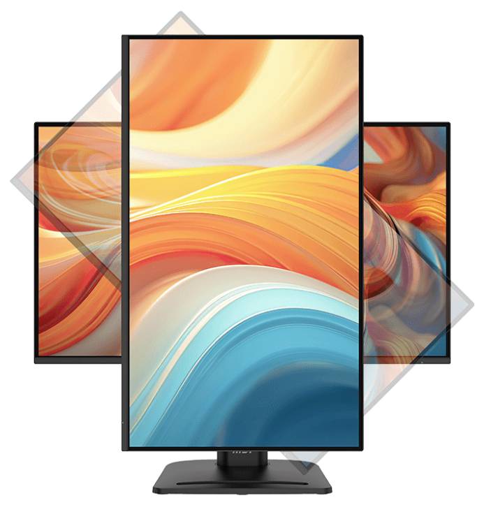 MSI PRO MP275PGDE LED-Monitor EEK E (A - G) 68.6 cm (27 Zoll) 1920 x 1080 Pixel 16:9 4 ms HDMI®, DisplayPort, VGA, Kopfhörer-Buchse, Audio-Line-in