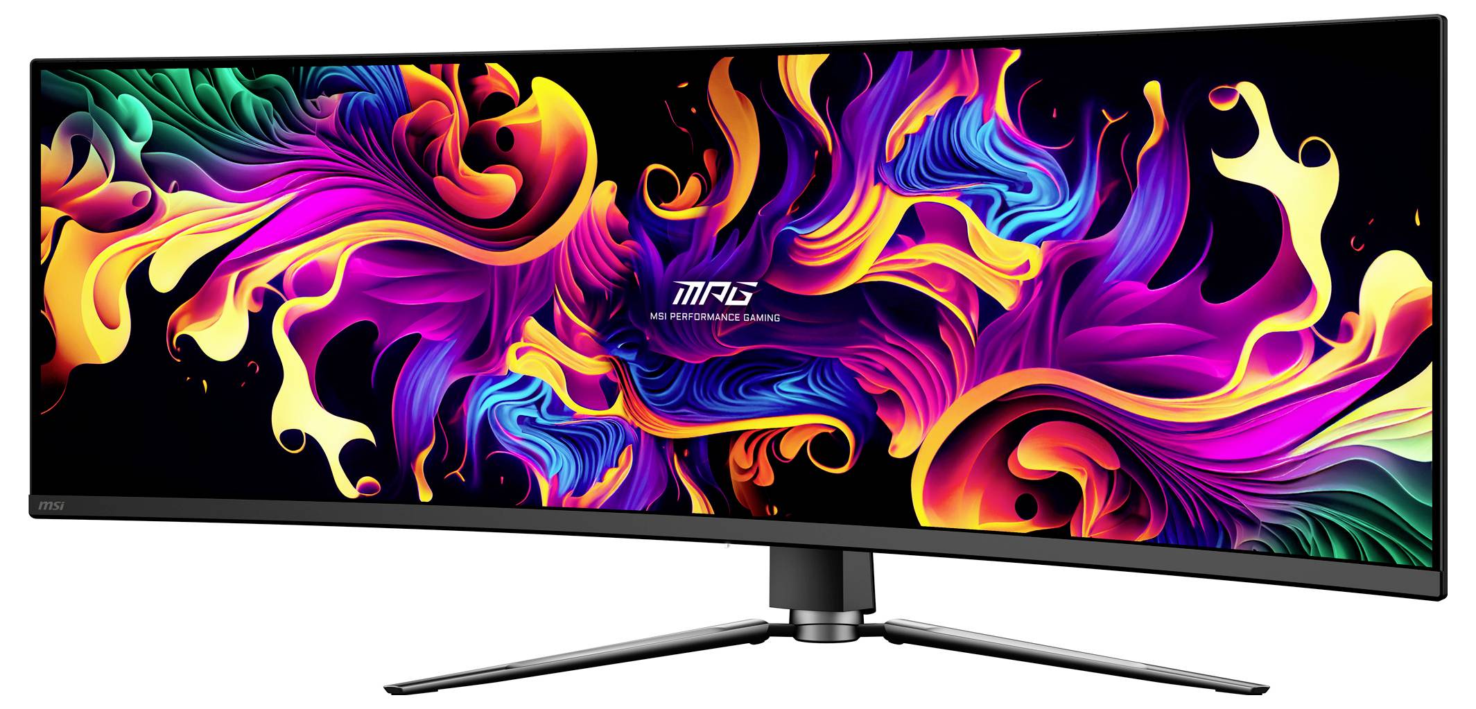 MSI MPG 491CQPXDE QD-OLED Gaming Monitor EEK G (A - G) 124.5cm (49 Zoll) 5120 x 1440 Pixel 32:9 0.03 ms DisplayPort, HDMI® OLED