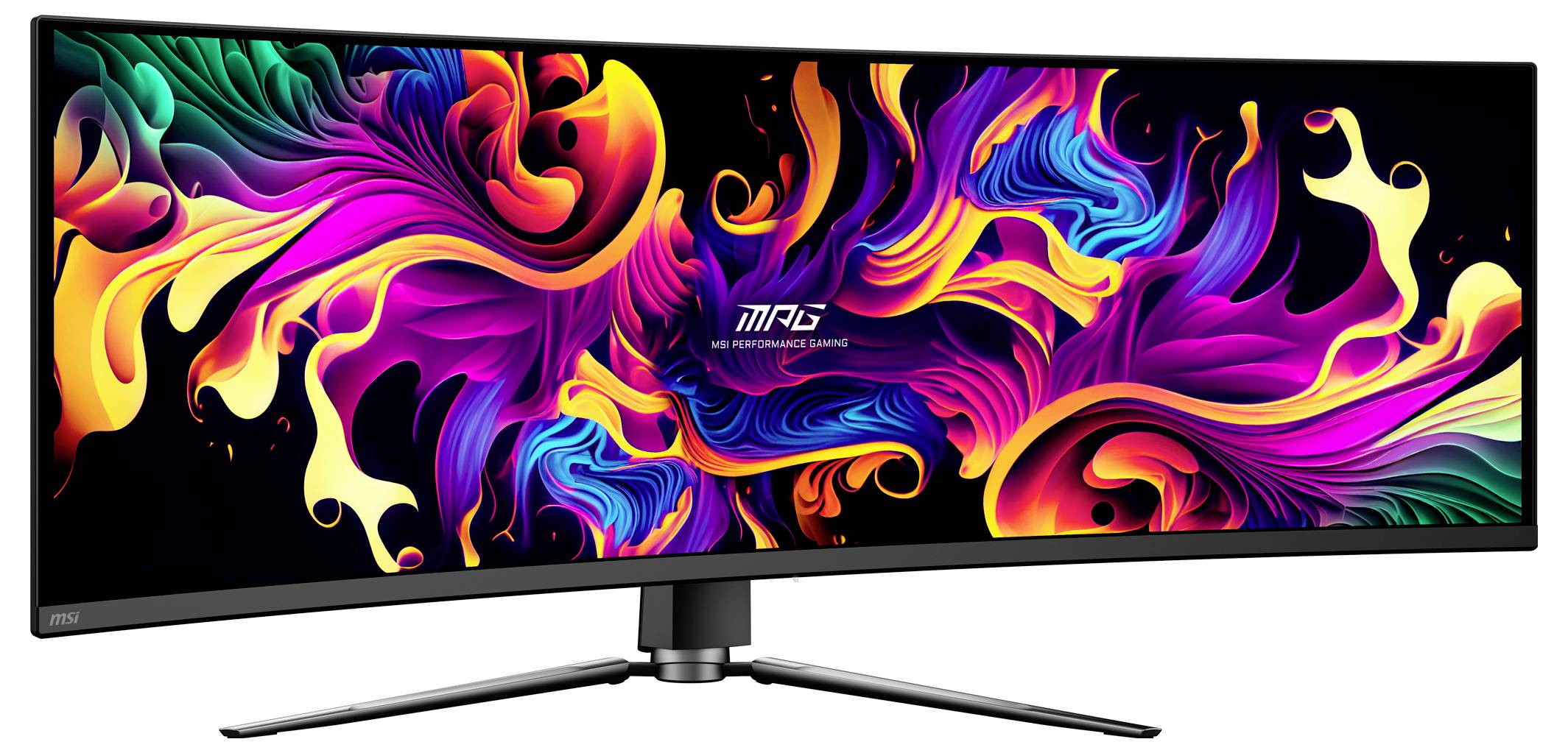 MSI MPG 491CQPXDE QD-OLED Gaming Monitor EEK G (A - G) 124.5cm (49 Zoll) 5120 x 1440 Pixel 32:9 0.03 ms DisplayPort, HDMI® OLED