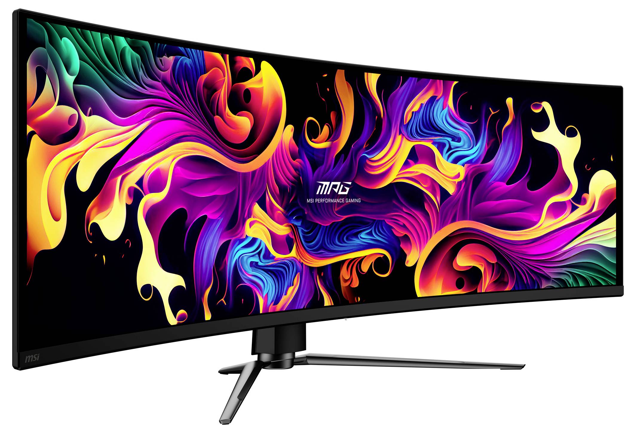 MSI MPG 491CQPXDE QD-OLED Gaming Monitor EEK G (A - G) 124.5cm (49 Zoll) 5120 x 1440 Pixel 32:9 0.03 ms DisplayPort, HDMI® OLED