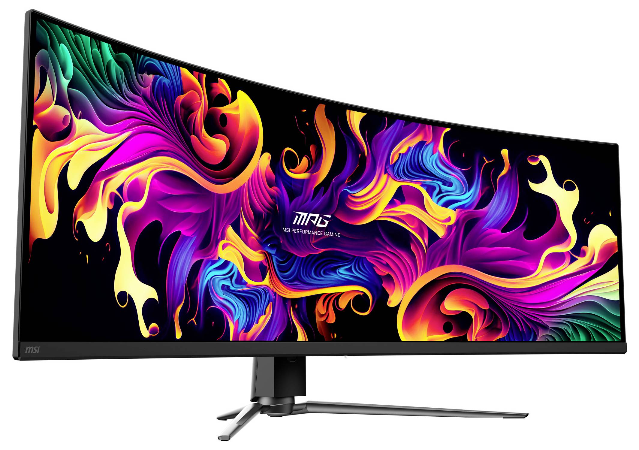 MSI MPG 491CQPXDE QD-OLED Gaming Monitor EEK G (A - G) 124.5cm (49 Zoll) 5120 x 1440 Pixel 32:9 0.03 ms DisplayPort, HDMI® OLED