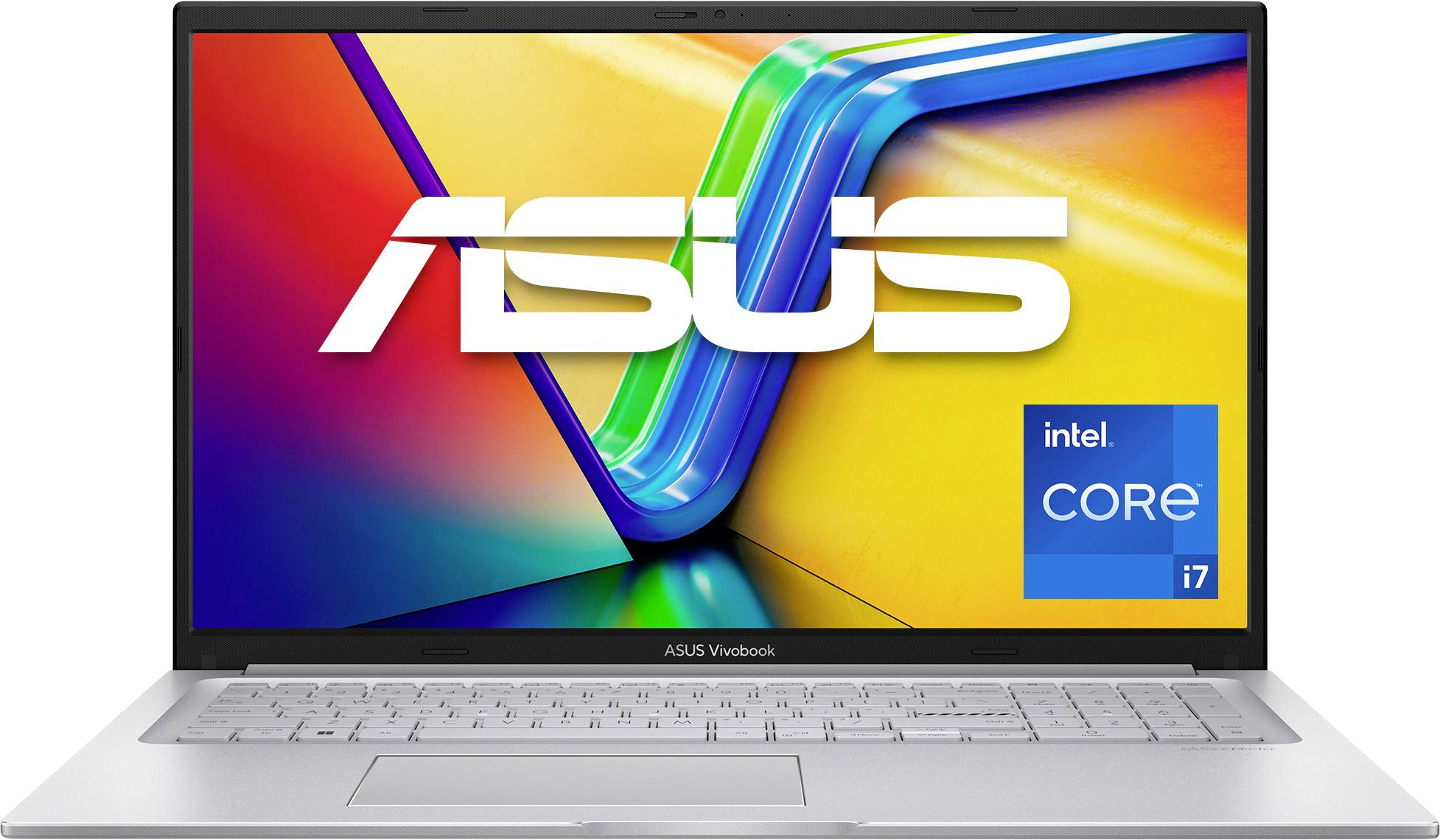Asus Notebook VivoBook 17 43.9cm (17.3 Zoll) Full HD Intel® Core™ 7 150U 16GB RAM 1TB SSD Deutsch, QWERTZ Intel Silber 90NB13X1-M
