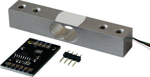 Joy-it HX71160KG HX71160KG 60 KG Wägezelle und Verstärkerplatine, HX711-60 kalibriert Werksstandard