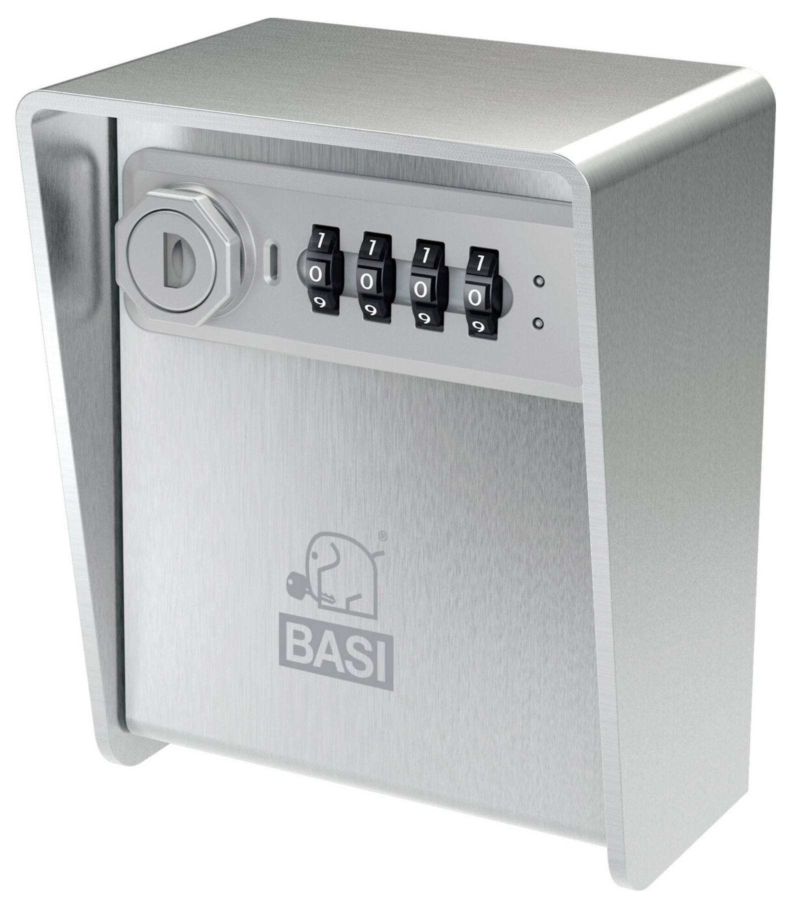Stahlkassette mit vierstelligem Kombinationsschloss und 