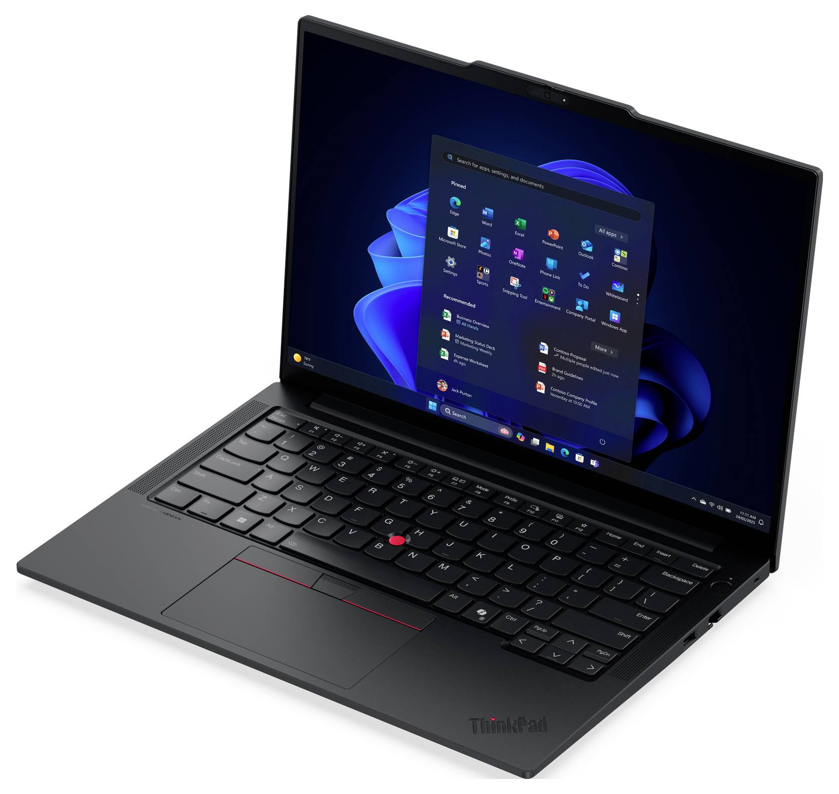 Lenovo Notebook ThinkPad E 35.6cm (14 Zoll) WUXGA Intel® Core™ Ultra 5 228V 32GB RAM 1TB SSD Deutsch, QWERTZ Intel Schwarz 21U200