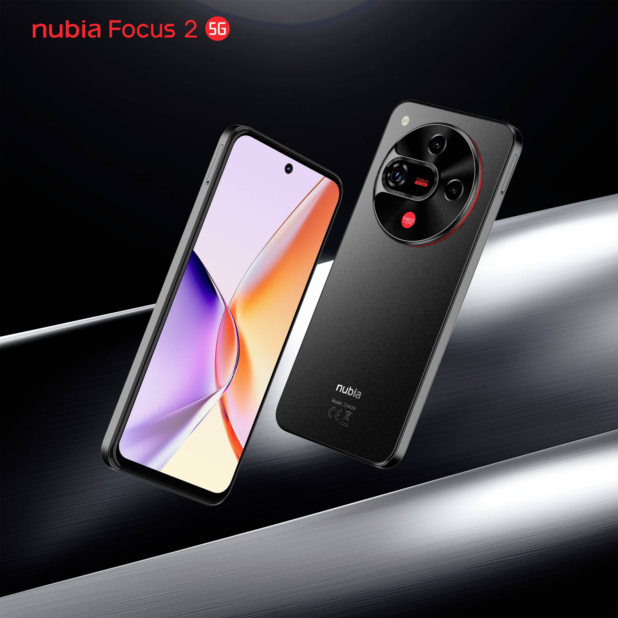 ZTE nubia Focus 2 5G 256 GB EEK B (A - G) 17 cm (6.7 Zoll) Smartphone