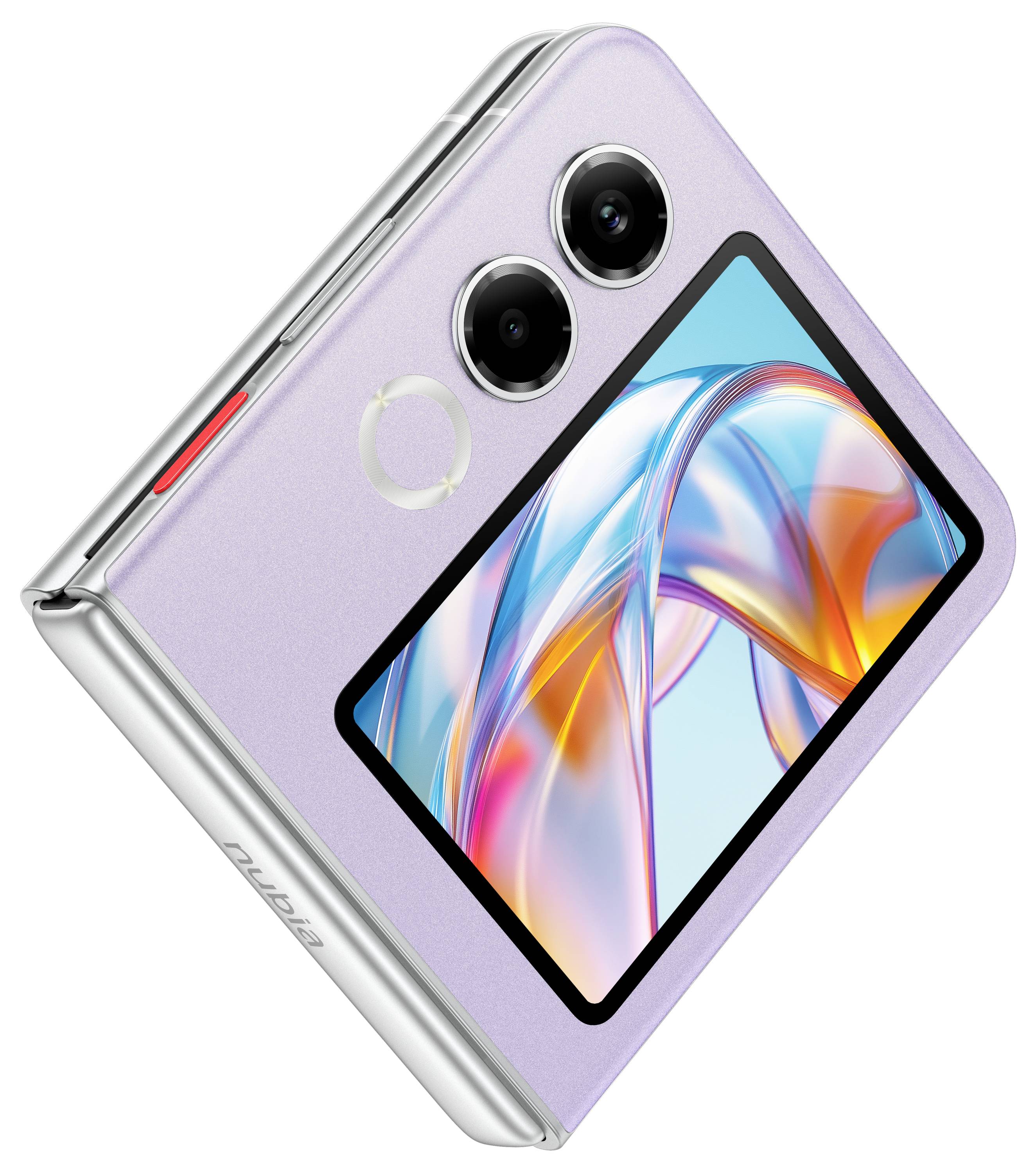 ZTE nubia Flip 2 256 GB Violett EEK C (A - G) 17.5 cm (6.9 Zoll) Smartphone