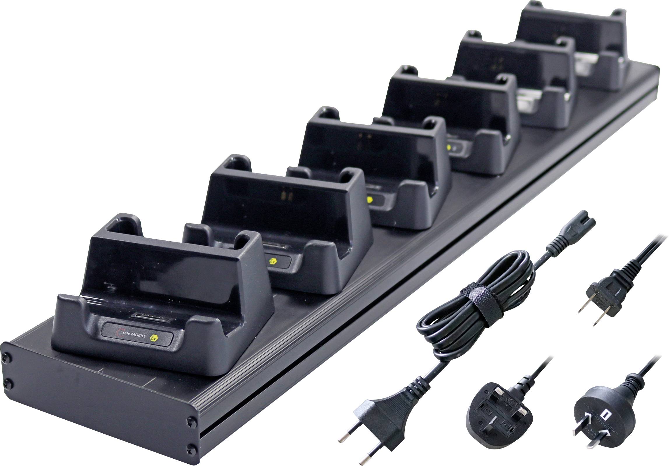 ISafe MOBILE IS-MC530.1 Multi Charger Set Tischladestation Schwarz