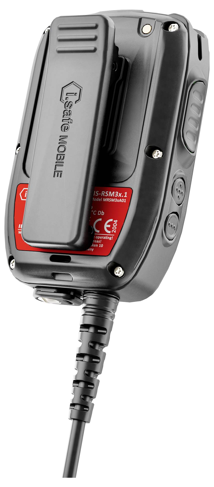 ISafe MOBILE IS-RSM3A.1 Remote Speaker Microphone Set Funkmikrofon-Set Schwarz