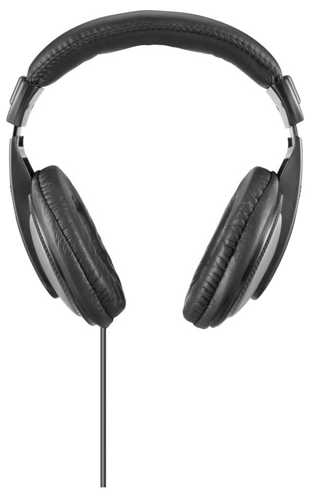 Hama Fernsehkopfhörer "ShellTV II", Over-Ear, einseitiges, langes Kabel (6m), SW Over Ear Kopfhörer Schwarz, Dunkelgrau