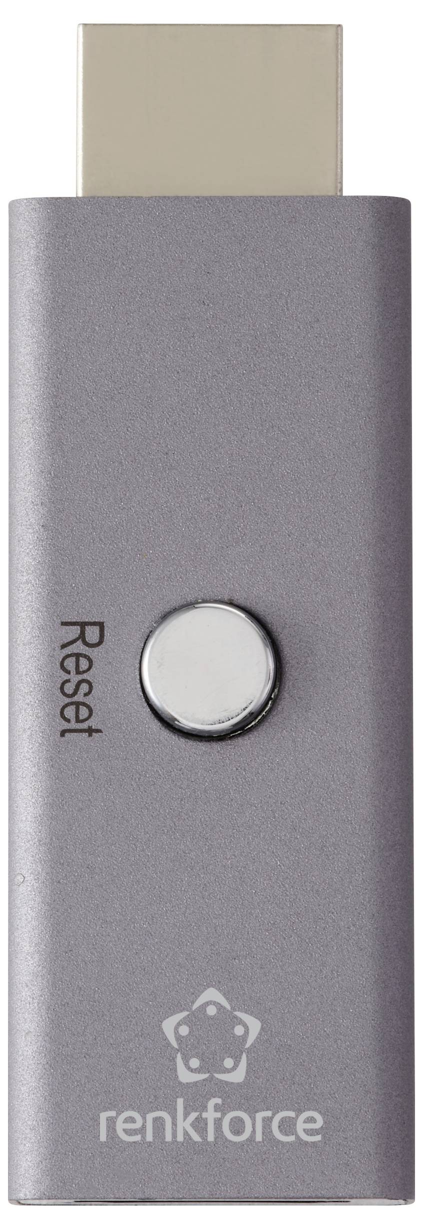 Ein grauer Renkforce USB-Stick mit einer 