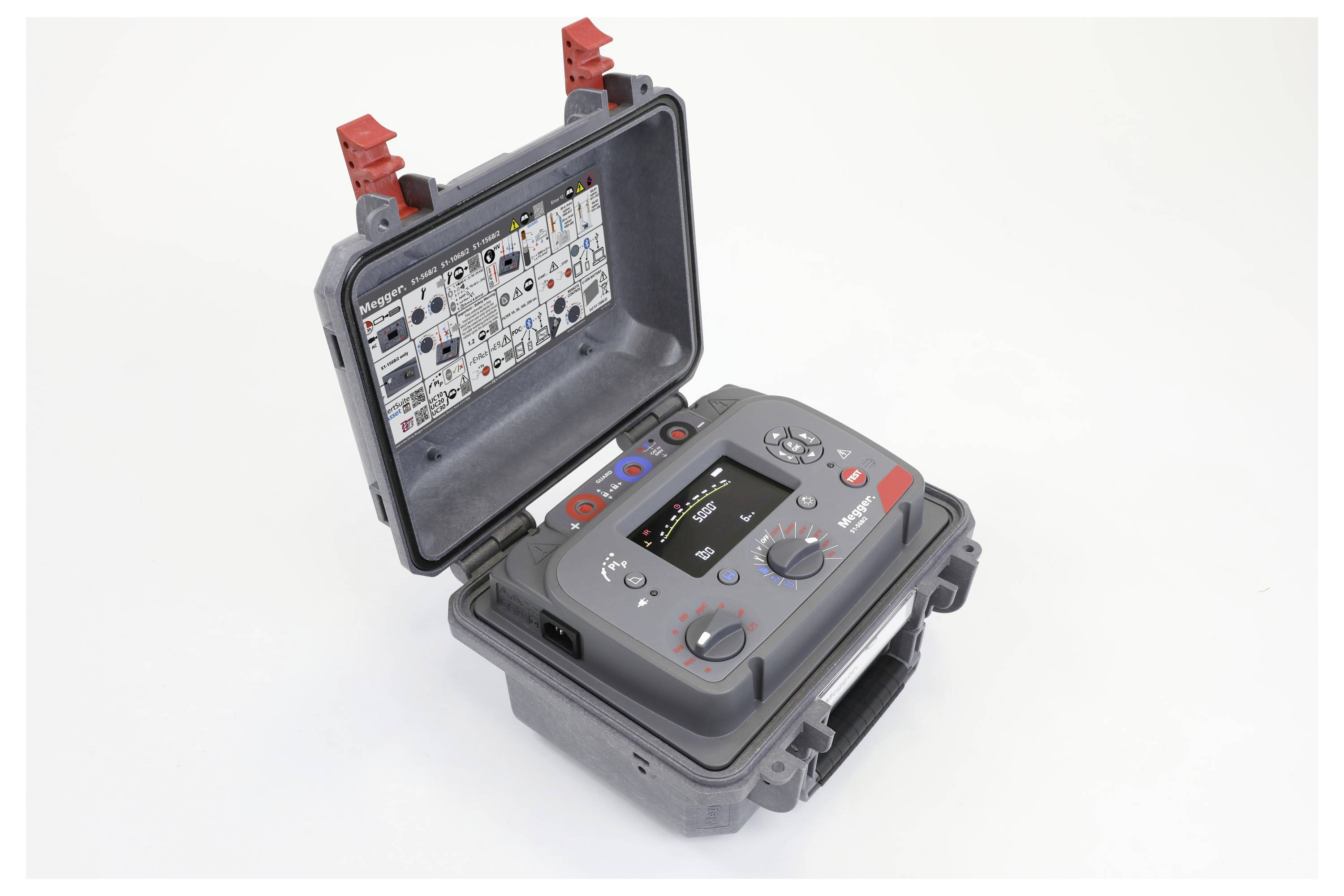 Megger S1-568/2-EU EXPERT 5kV IRT 2024 PIP Isolationsmessgerät 250 V, 500 V, 2500 V, 5000 V, 10000 V, 15000V 15 TΩ