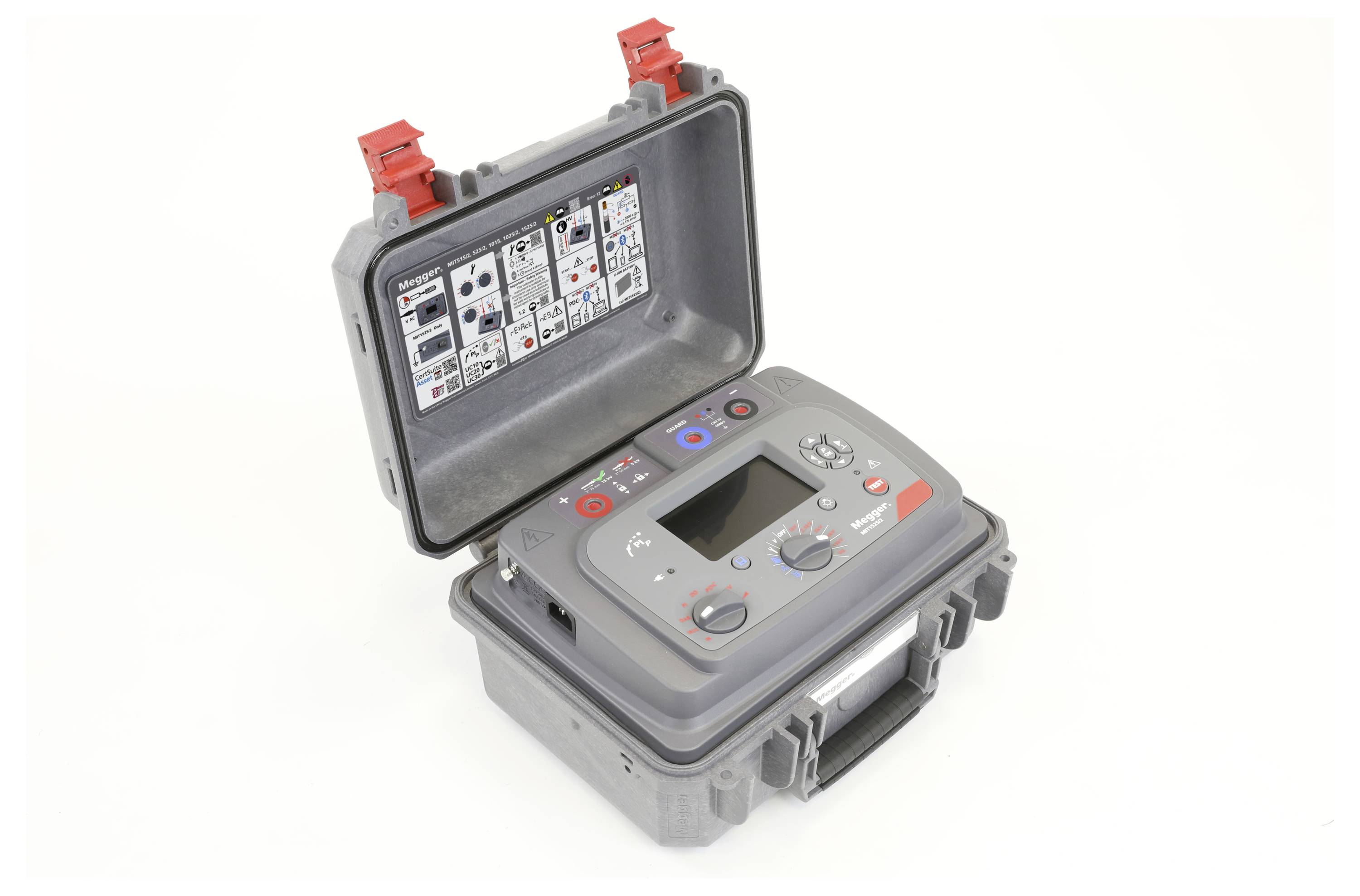 Megger MIT1525/2-EU ADVANCED 15kV IRT 2024 PIP Isolationsmessgerät 1000 V, 2500 V, 5000 V, 10000 V, 15000V 30 TΩ