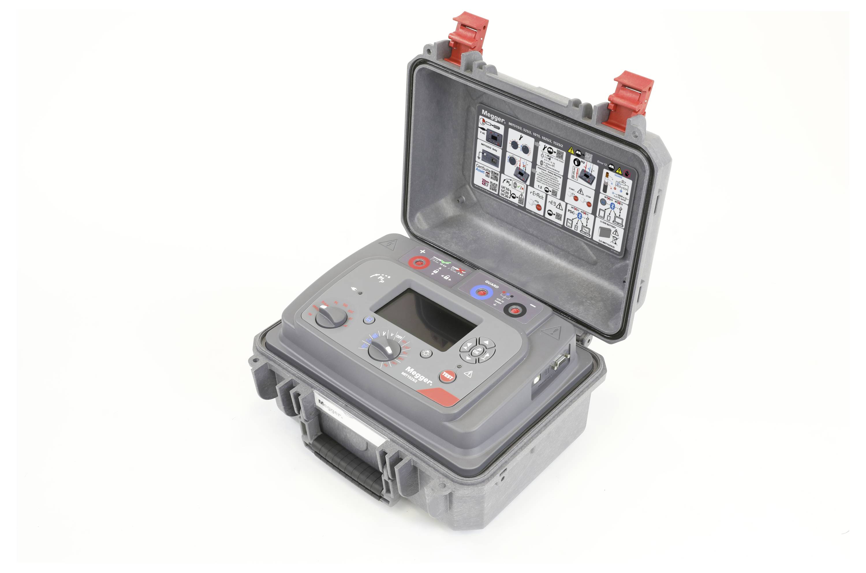 Megger MIT1525/2-EU ADVANCED 15kV IRT 2024 PIP Isolationsmessgerät 1000 V, 2500 V, 5000 V, 10000 V, 15000V 30 TΩ