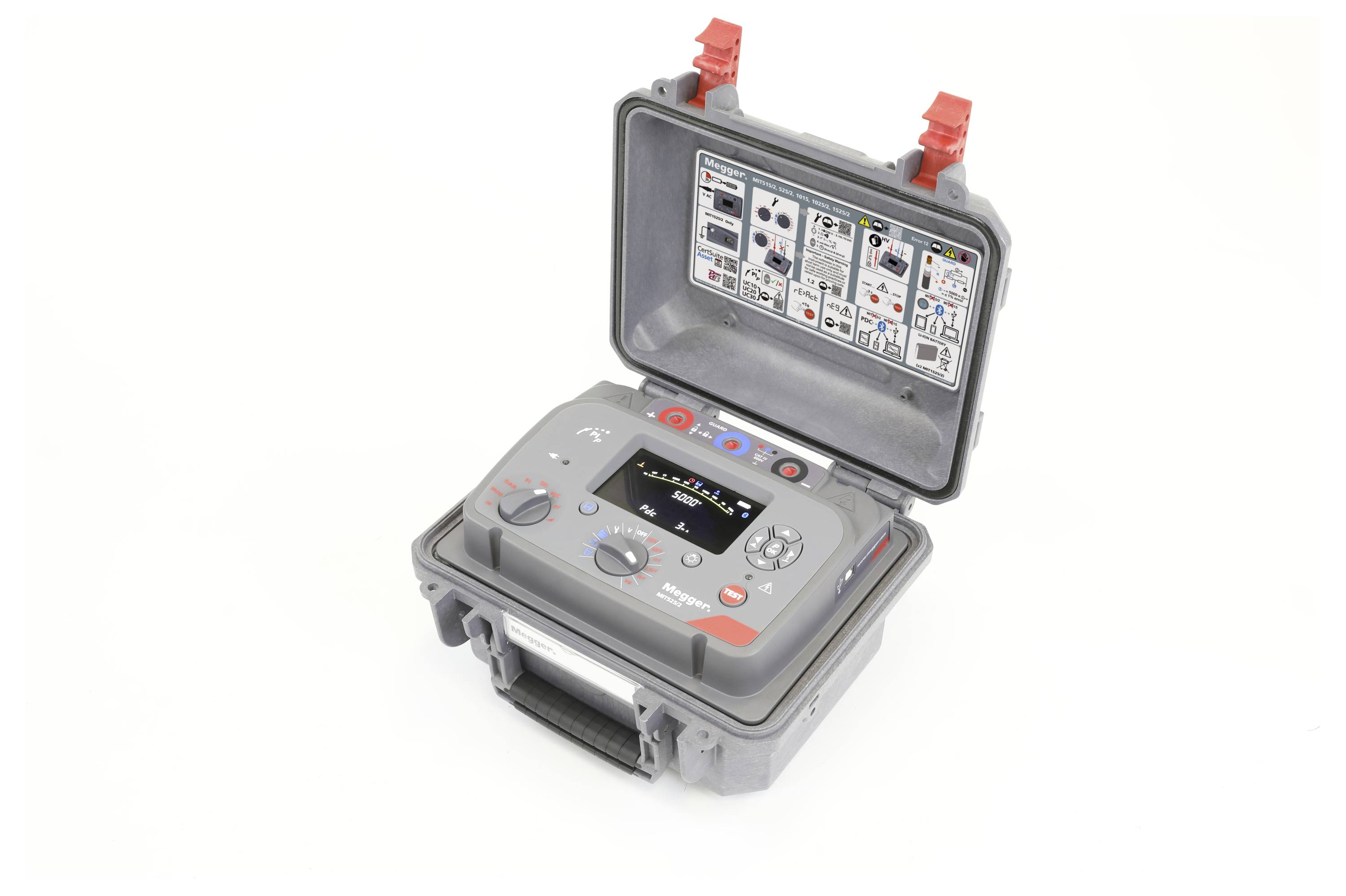 Megger MIT525/2-EU ADVANCED 5kV IRT 2024 PIP Isolationsmessgerät 5000 V, 10000 V, 15000V 15 TΩ