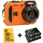 Kodak Digitalkamera 15 Megapixel Opt. Zoom: 4 x Orange inkl. Akku, inkl. Blitzgerät, inkl. Speicher Kodak Digitalkamera 15 Megapixel Opt. Zoom: 4 x Orange inkl. Akku, inkl. Blitzgerät, inkl. Speicher