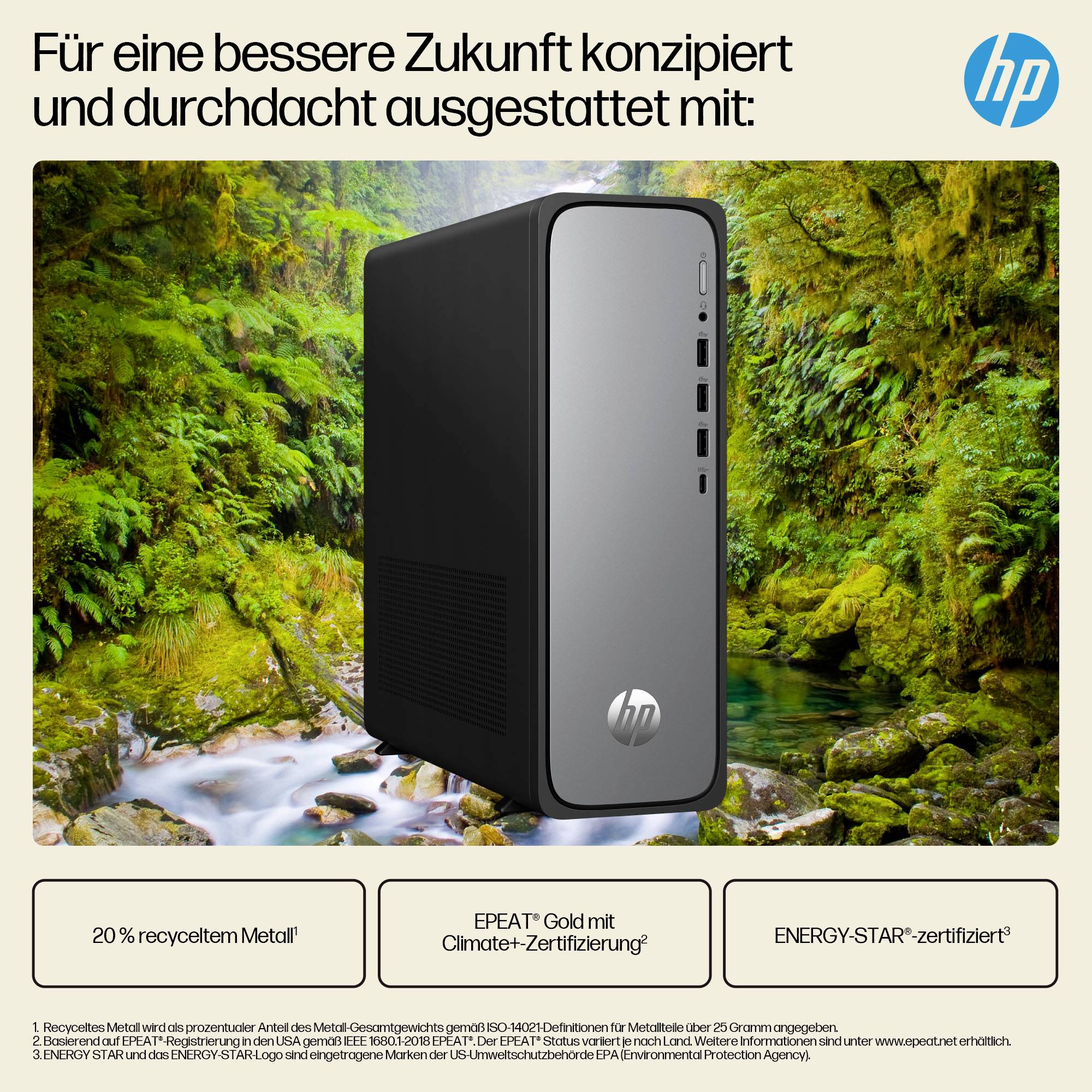 HP Desktop PC S03-0053ng i5-14400 Black(P) Intel® Core™ i5 i5-14400 4.7 GHz 16 GB RAM 512 GB SSD Intel Intel® UHD Graphics 730 BA2V5EA#AB