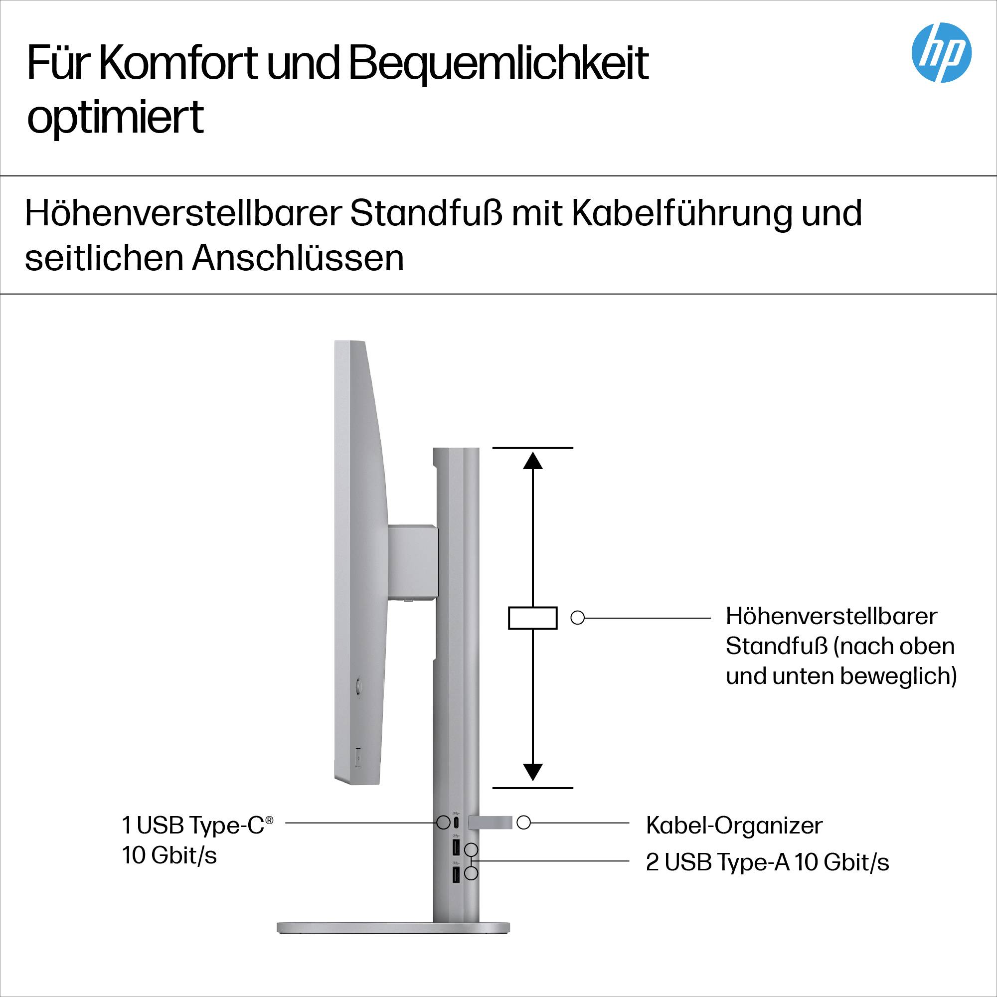 HP All-in-One PC X 27-cs1075ng Silver (P) 68.6 cm (27 Zoll) Full HD Intel® Core™ Ultra 7 256V 4.8 GHz 16 GB RAM 1 TB SSD Intel Intel® Arc™ Gra