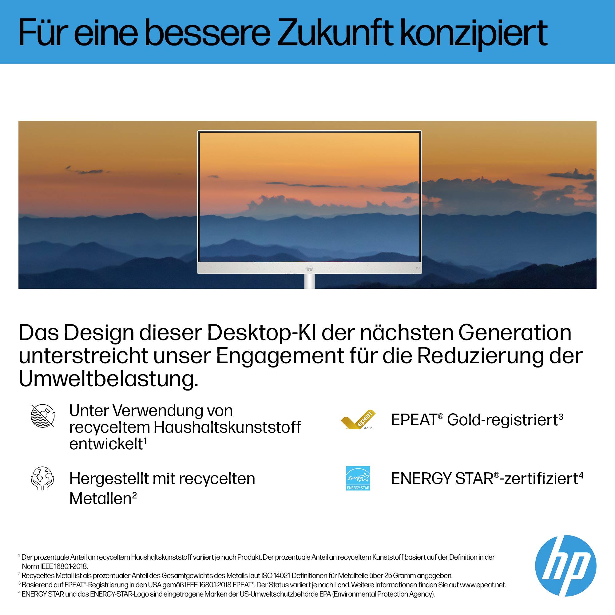 HP All-in-One PC 24-ct2054ng Shell White (P) 60.5 cm (23.8 Zoll) Full HD AMD Ryzen AI 5 340 4.8 GHz 16 GB RAM 1 TB SSD AMD AMD Radeon™-Grafikeinhe