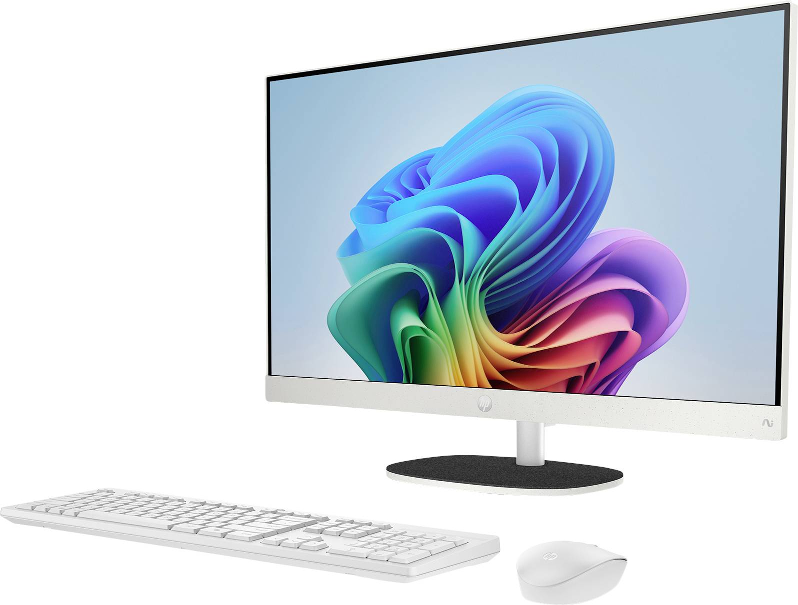 HP All-in-One PC 24-ct2054ng Shell White (P) 60.5 cm (23.8 Zoll) Full HD AMD Ryzen AI 5 340 4.8 GHz 16 GB RAM 1 TB SSD AMD AMD Radeon™-Grafikeinhe