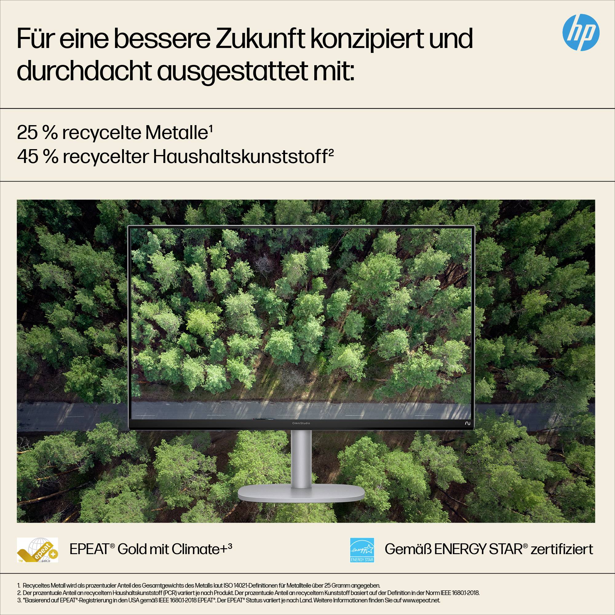 HP All-in-One PC 27-cr2255ng Shell White (P) 68.6cm (27 Zoll) Full HD Intel® Core™ Ultra 5 225U 4.8GHz 16GB RAM 512GB SSD Intel