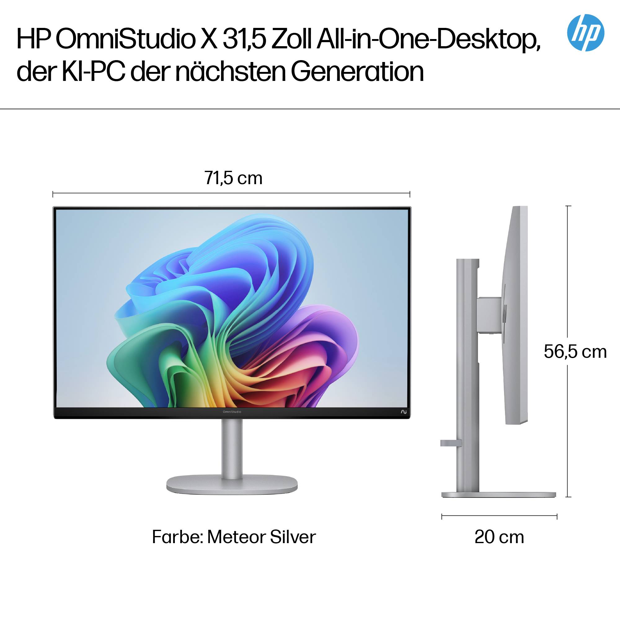 HP All-in-One PC 27-cr2255ng Shell White (P) 68.6 cm (27 Zoll) Full HD Intel® Core™ Ultra 5 225U 4.8 GHz 16 GB RAM 512 GB SSD Intel UHD Graphics