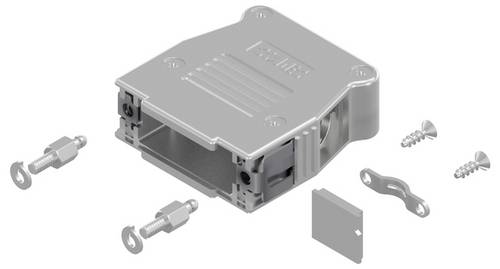 Conec SnapLock 16-003210E D-SUB Gehäuse Polzahl: 15 Kunststoff, metallisiert 90 °, 180 ° 1 St.