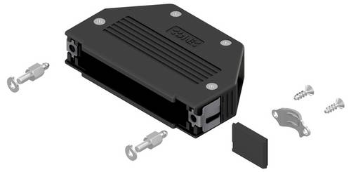 Conec SnapLock 16-003280E D-SUB Gehäuse Polzahl: 37 Kunststoff 90 °, 180 ° Schwarz 1 St.