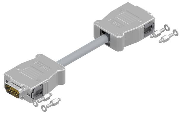Conec SnapLock Verbindungsleitung Stecker - Buchse 3m 1St.