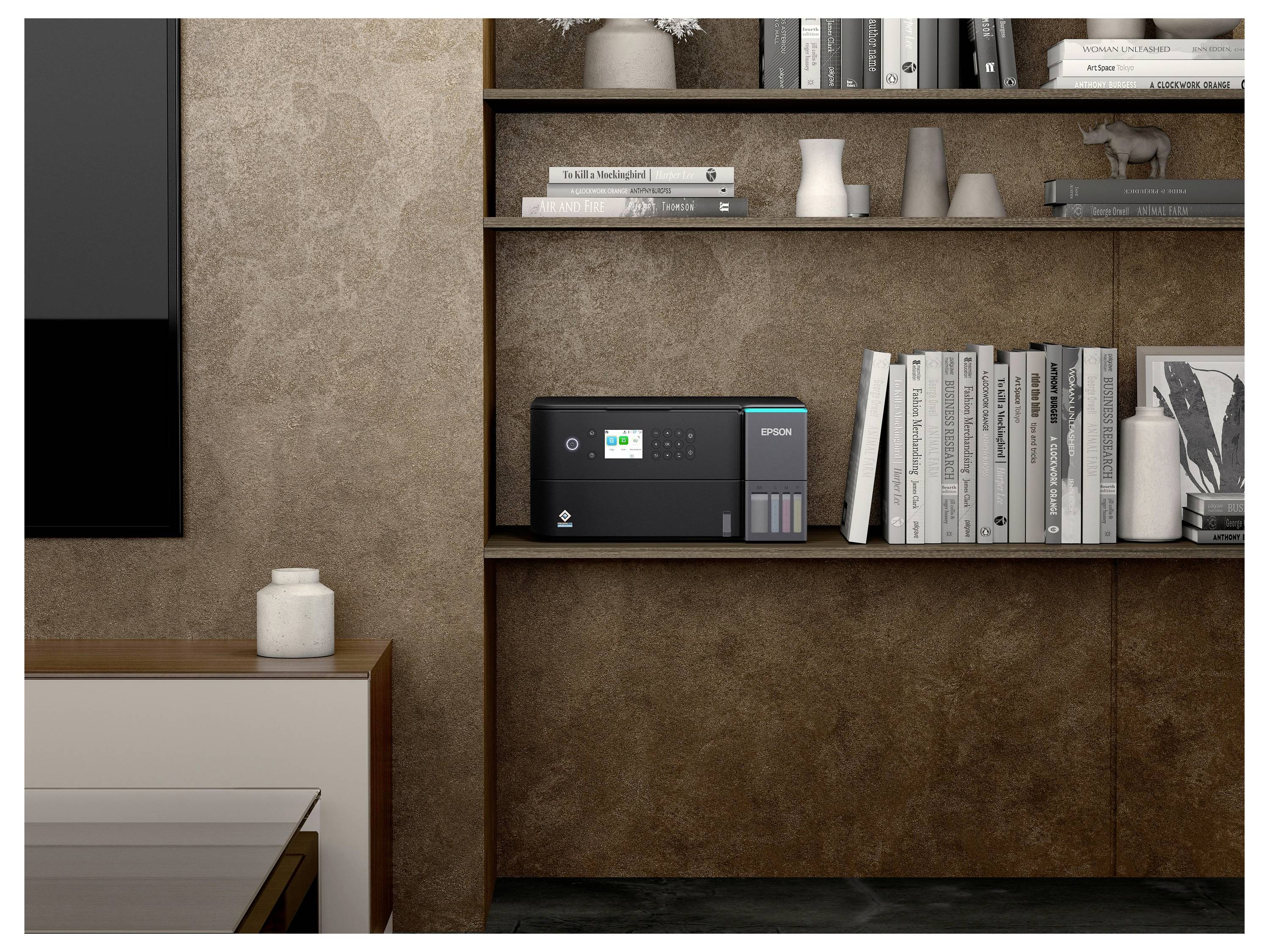 Epson EcoTank ET-4950 Multifunktionsdrucker Tintenstrahl Farbe A4 Drucker, Scanner, Kopierer, Fax WLAN, LAN, USB