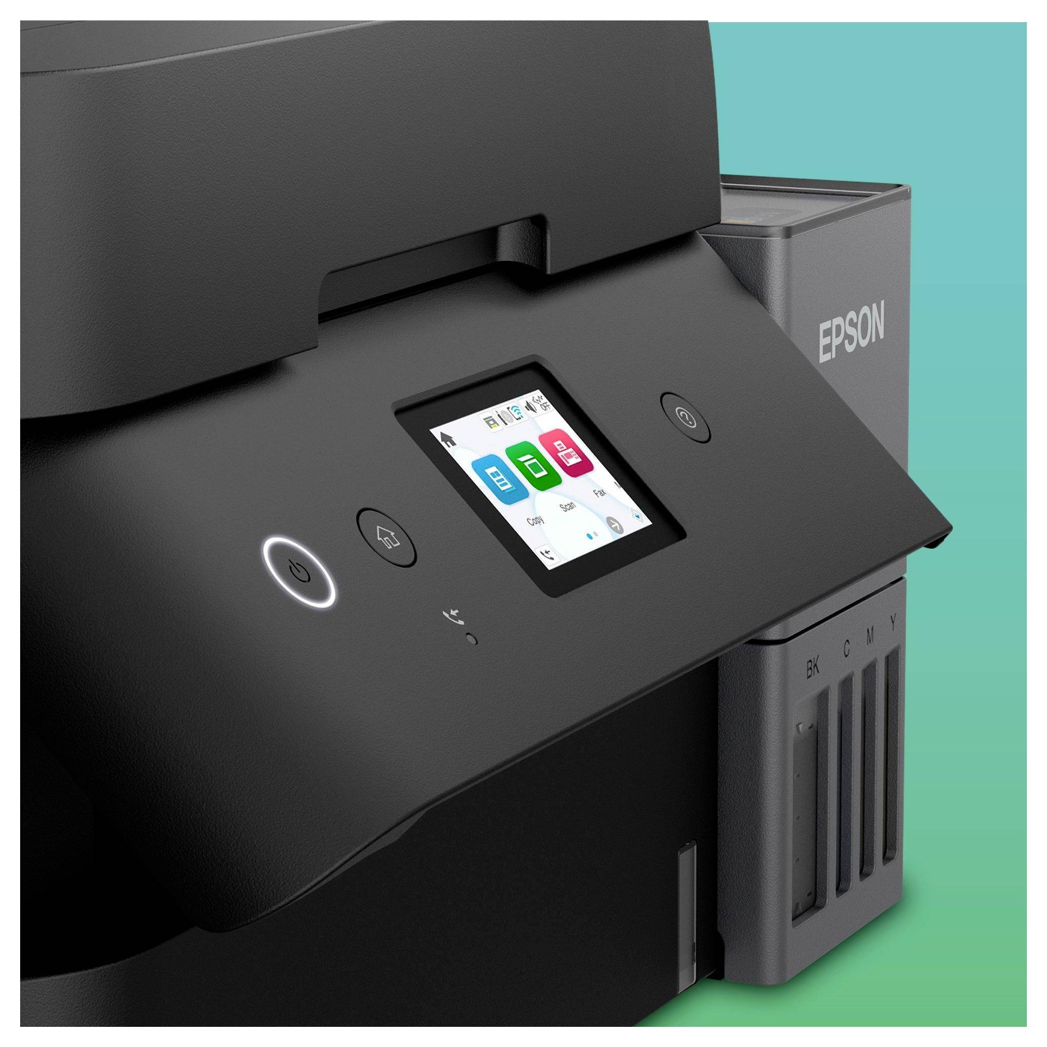 Epson EcoTank ET-4950 Multifunktionsdrucker Tintenstrahl Farbe A4 Drucker, Scanner, Kopierer, Fax WLAN, LAN, USB