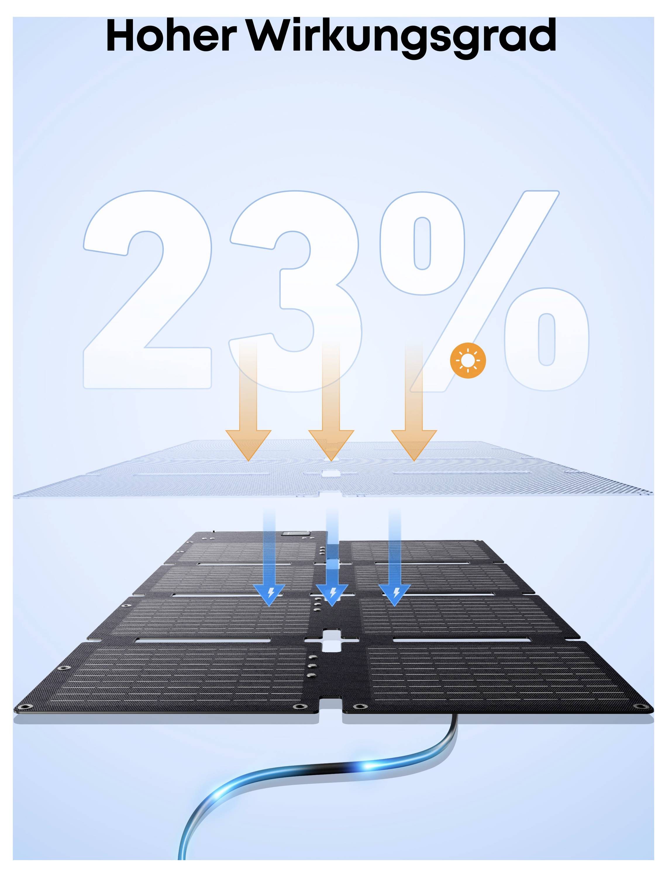Anker SOLIX PS60 Monokristallines Solarmodul 60 W