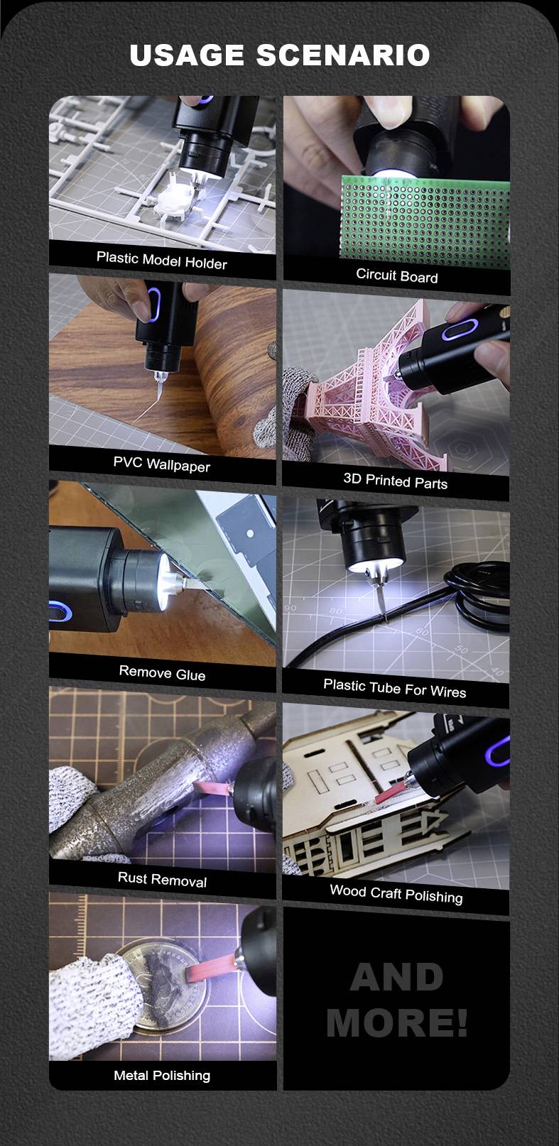 Jakemy Ultrasonic Cutter & Polisher Styroporschneider 35W 1St.