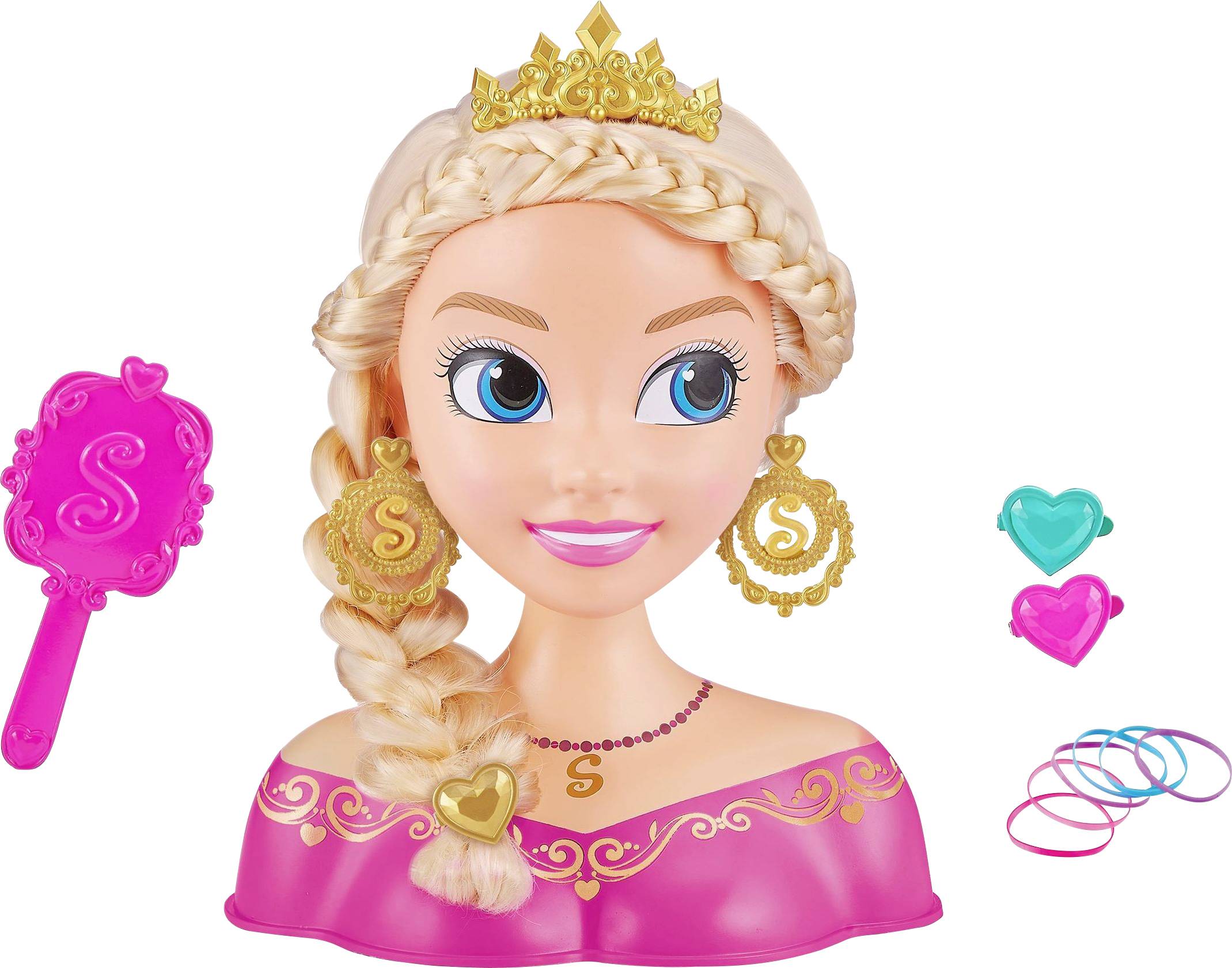 Sparkle Girlz Frisierkopf blonde Haare