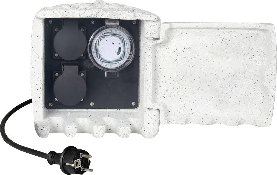 LEDmaxx ST202W Steckdosenleiste Weiß mit Zeitschaltuhr