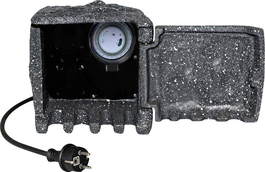 LEDmaxx ST202G Steckdosenleiste Grau mit Zeitschaltuhr