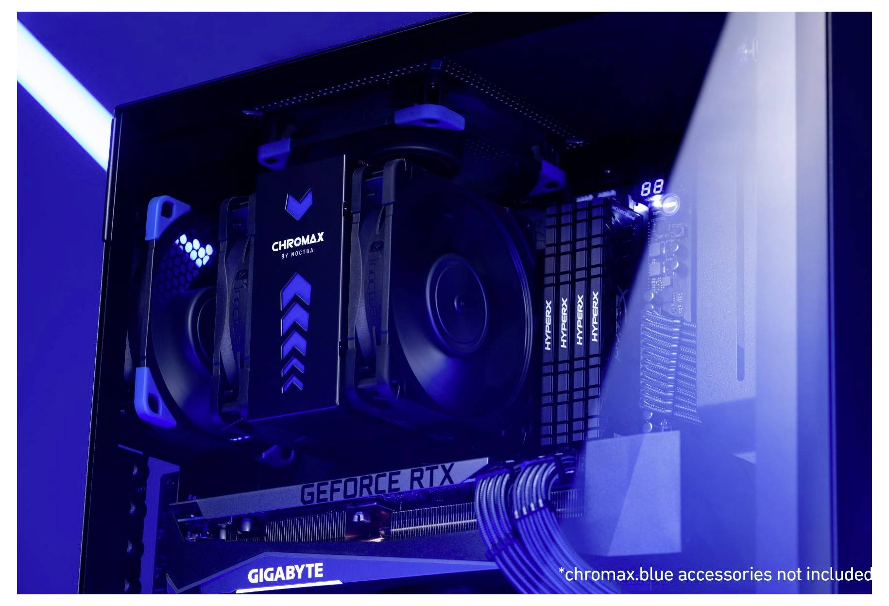 Noctua NH-U12A PC-Gehäuse-Lüfter Schwarz (B x H x T) 125 x 158 x 112mm