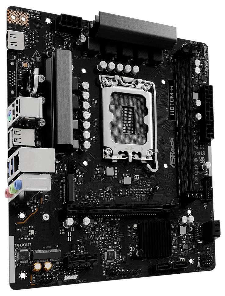 ASRock H810M-H Mainboard Sockel (PC) Intel® LGA 1851 Formfaktor (Details) Micro-ATX Mainboard-Chipsatz Intel® H810