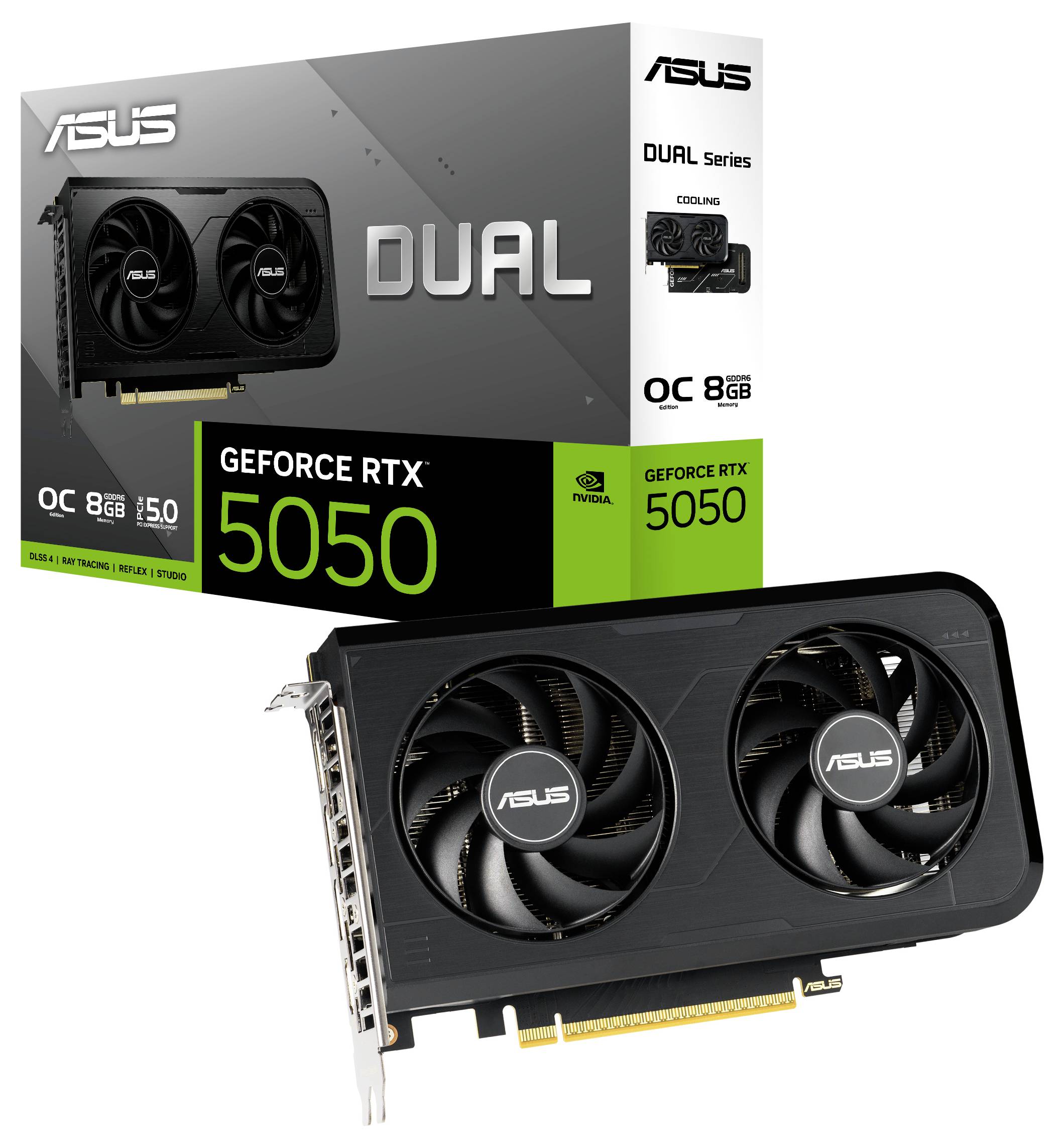 Asus Grafikkarte Nvidia GeForce RTX 5050 GeForce RTX 5050 8GB GDDR6-RAM PCIe, HDMI®, DisplayPort